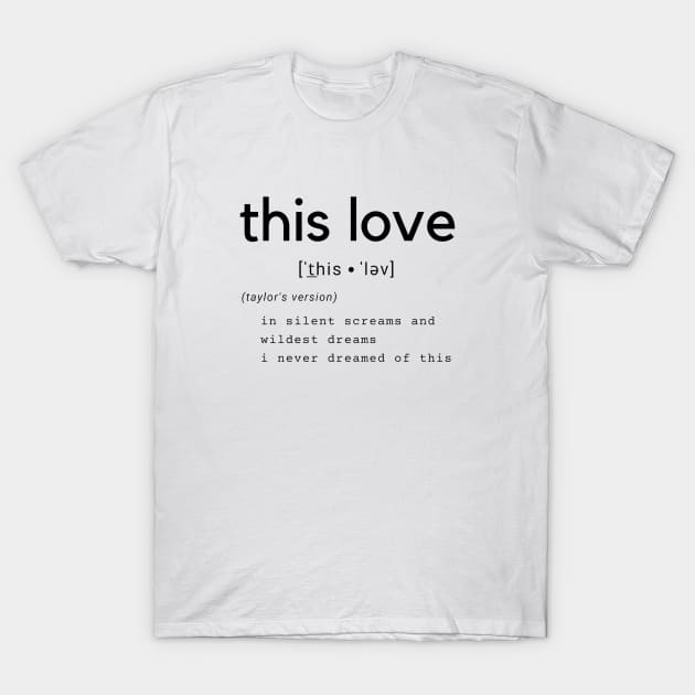 this love T-Shirt by j__e